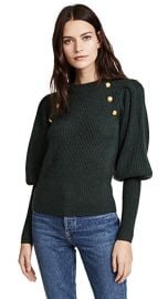 veronica beard Jude Leg of Mutton Button Sweater at Shopbop